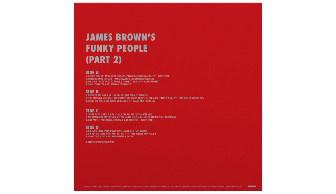 James Brown's Funky People Part 2 (2xLP)