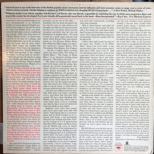 Alexis Korner - Get Off Of My Cloud - LP