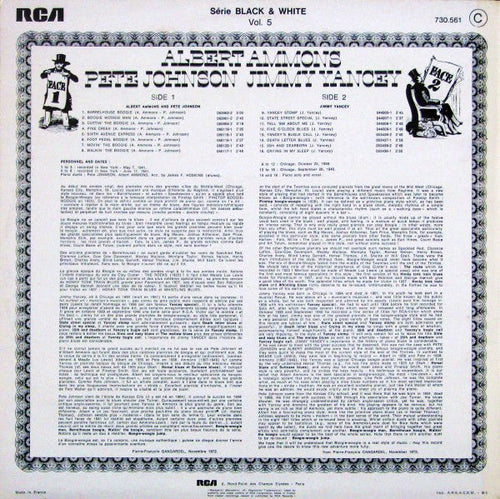 Albert Ammons - Pete Johnson / Jimmy Yancey - Boogie Woogie Man - LP
