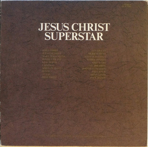 Andrew Lloyd Webber And Tim Rice - Jesus Christ Superstar - LP