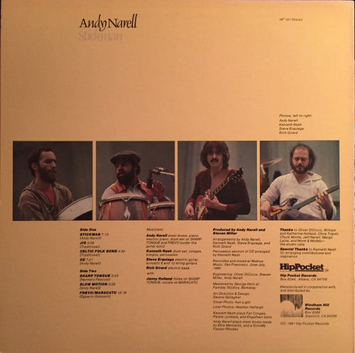 Andy Narell - Stickman - LP