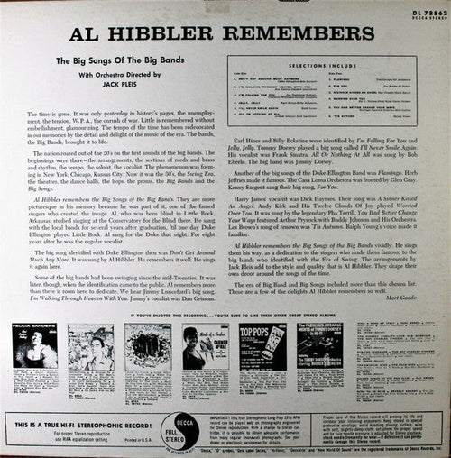 Al Hibbler - Al Hibbler Remembers