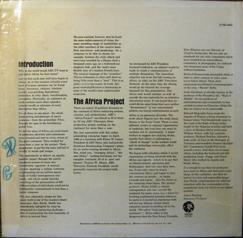 Alex North - Africa - LP