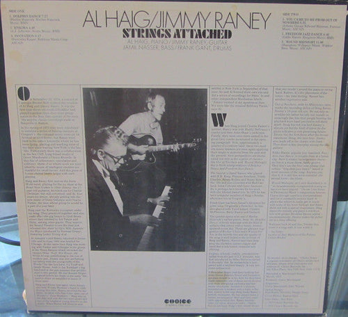 Al Haig & Jimmy Raney - Strings Attached - LP