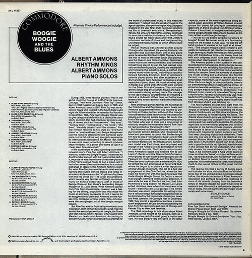 Albert Ammons, Albert Ammons And His Rhythm Kings - Boogie Woogie And The Blues