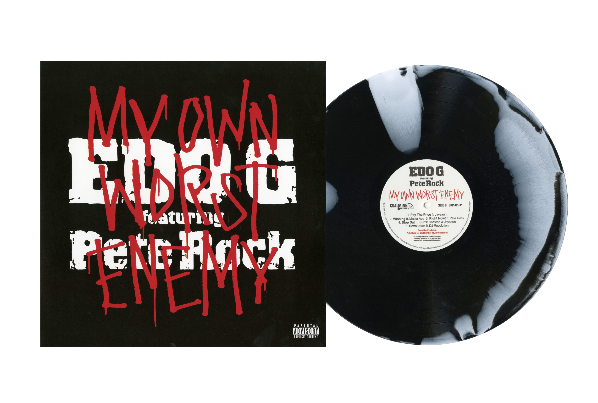 My Own Worst Enemy (Black & White Swirl Colored LP w/ OBI + Flexi Disc)
