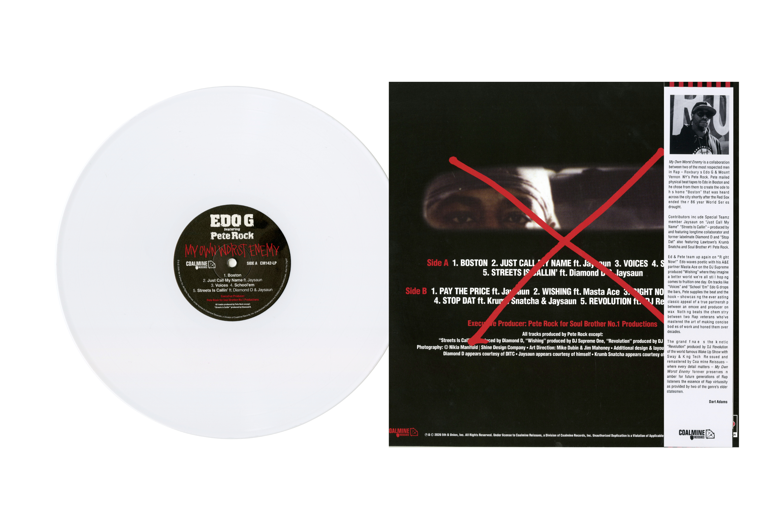 My Own Worst Enemy (White Colored LP)