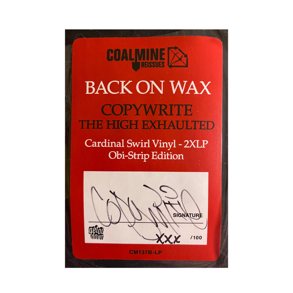 The High Exhaulted (Signed Cardinal Swirl 2xLP w/OBI)