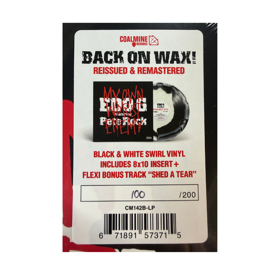 My Own Worst Enemy (Black & White Swirl Colored LP w/ OBI + Flexi Disc)