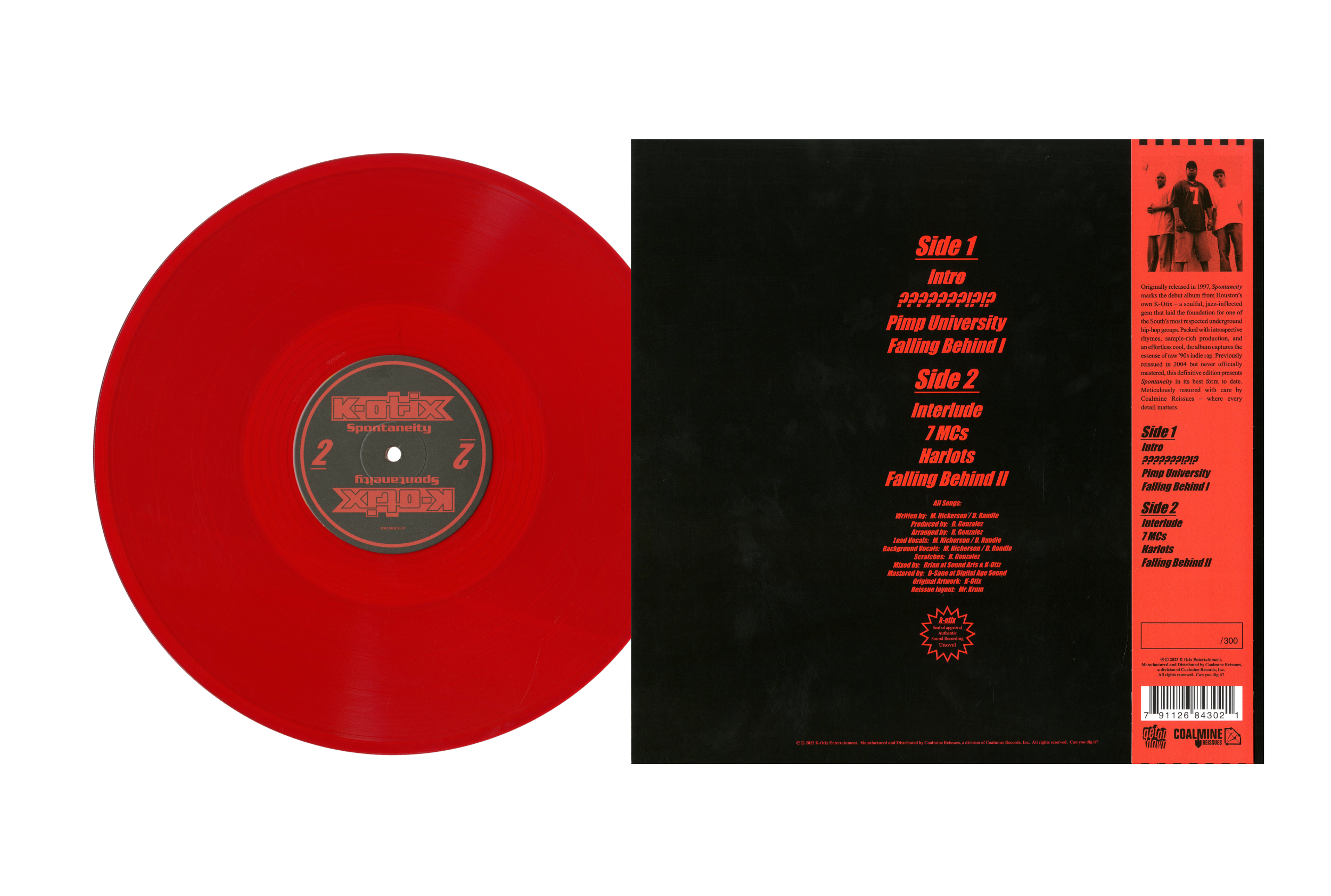 Spontaneity (Red LP w/ OBI)