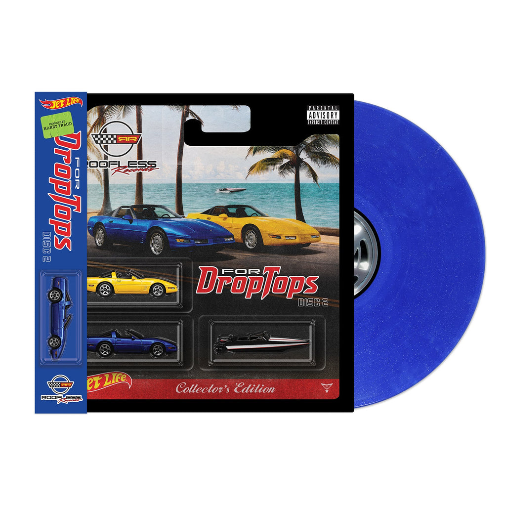 Roofless Records For Drop Tops (Metallic Blue LP w/ OBI)