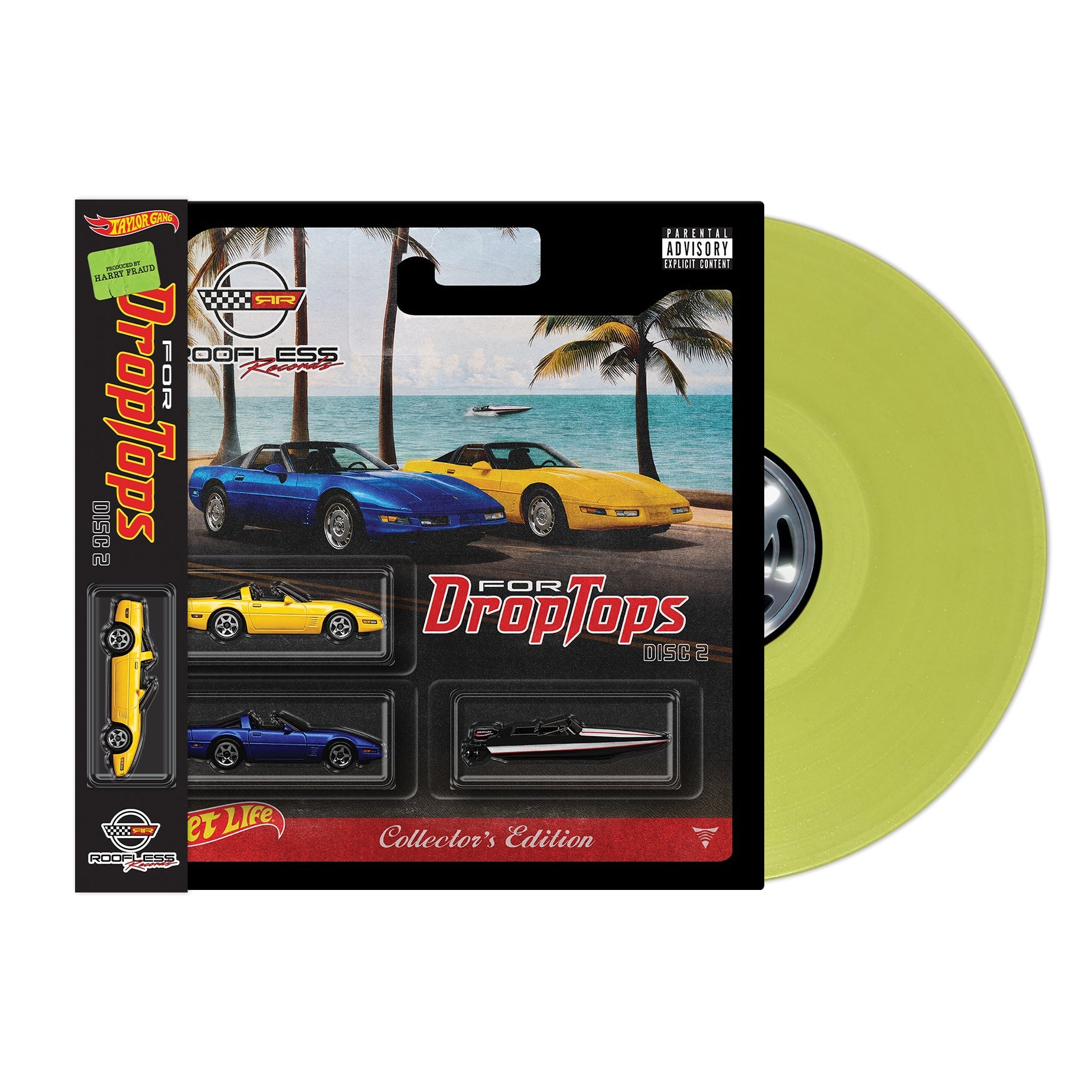 Roofless Records For Drop Tops (Metallic Yellow LP w/ OBI)