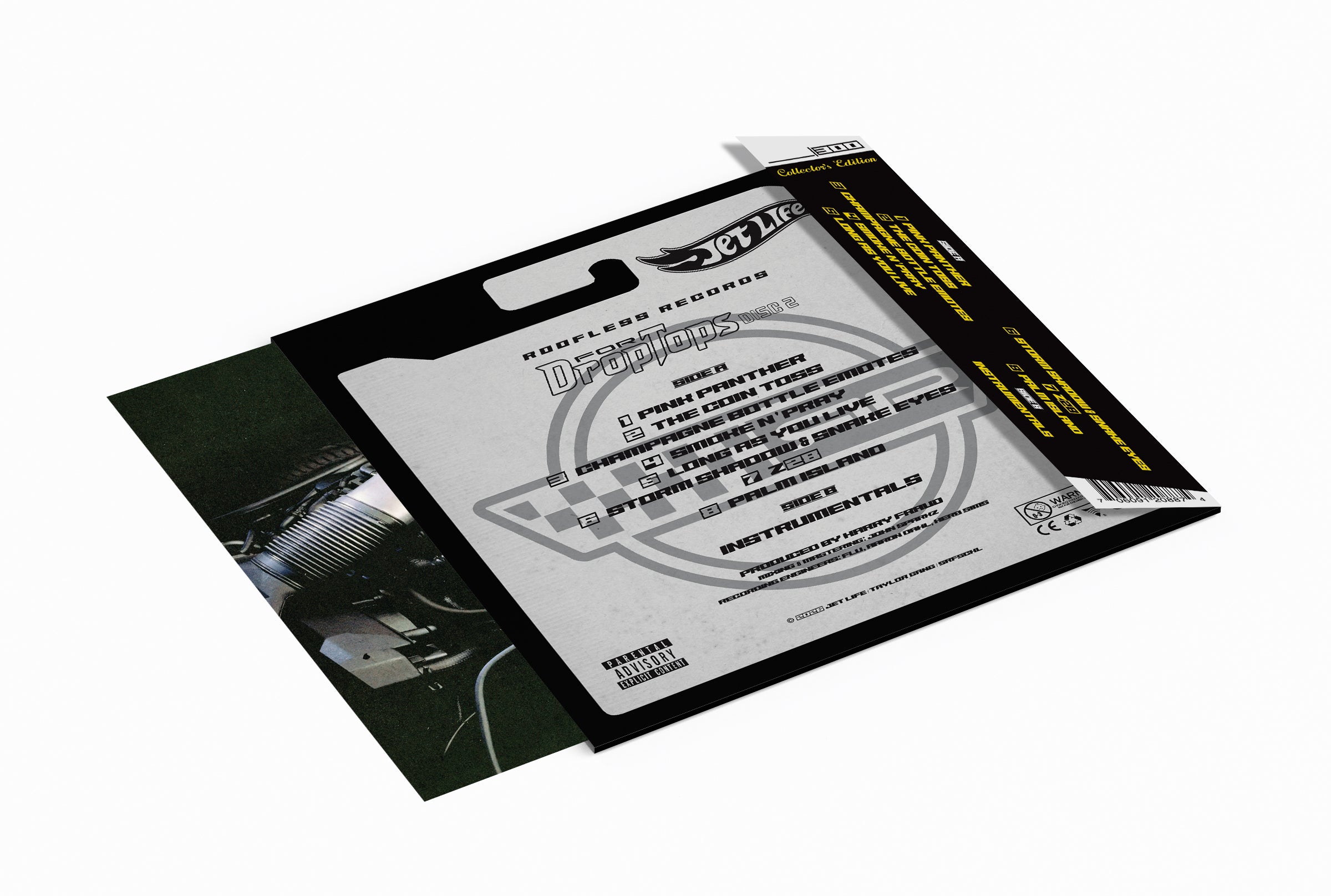 Roofless Records For Drop Tops (Metallic Yellow LP w/ OBI)