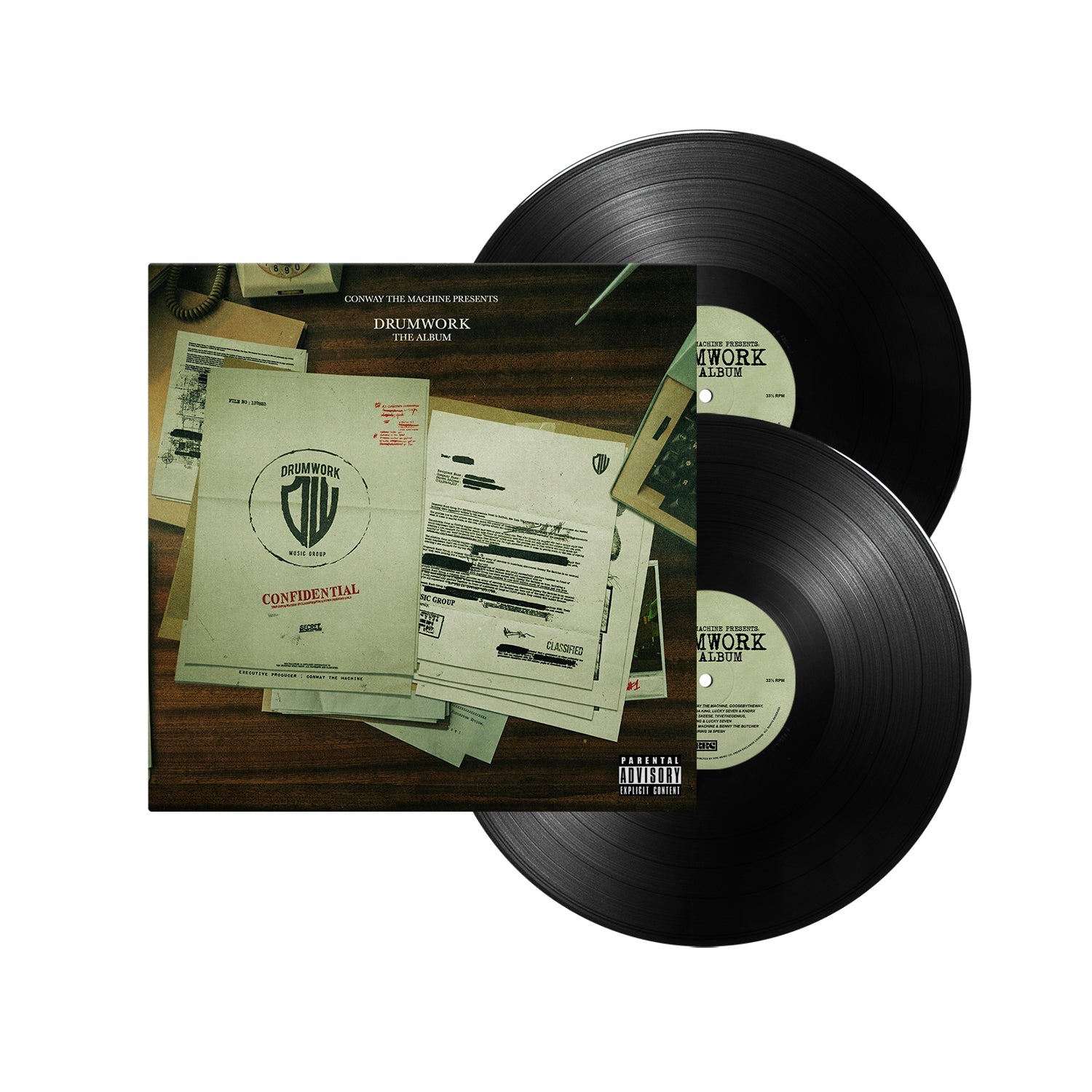 CONWAY THE MACHINE PRESENTS: DRUMWORK - THE ALBUM (2xLP)
