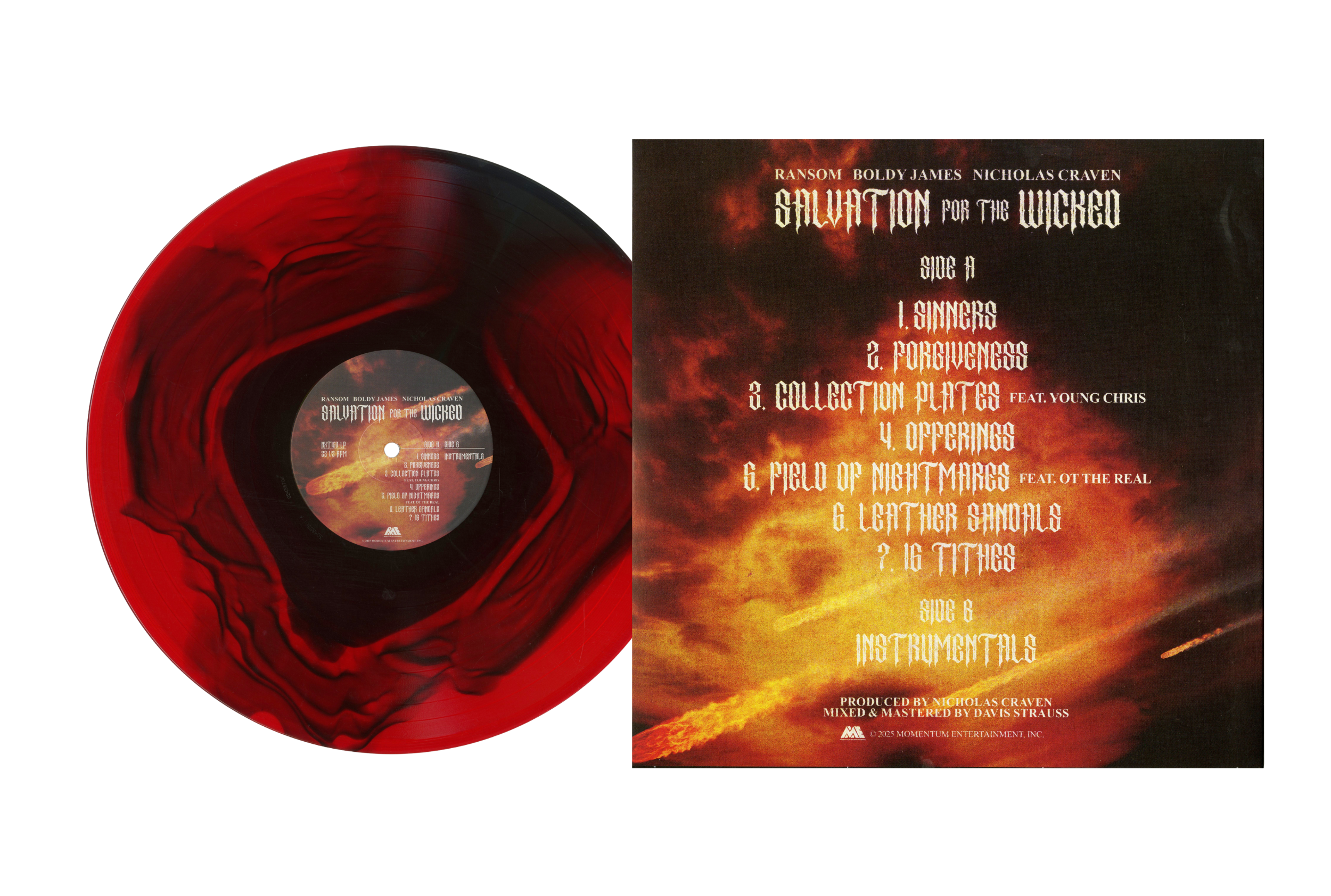 Salvation For The Wicked (Red Ripple Colored LP)
