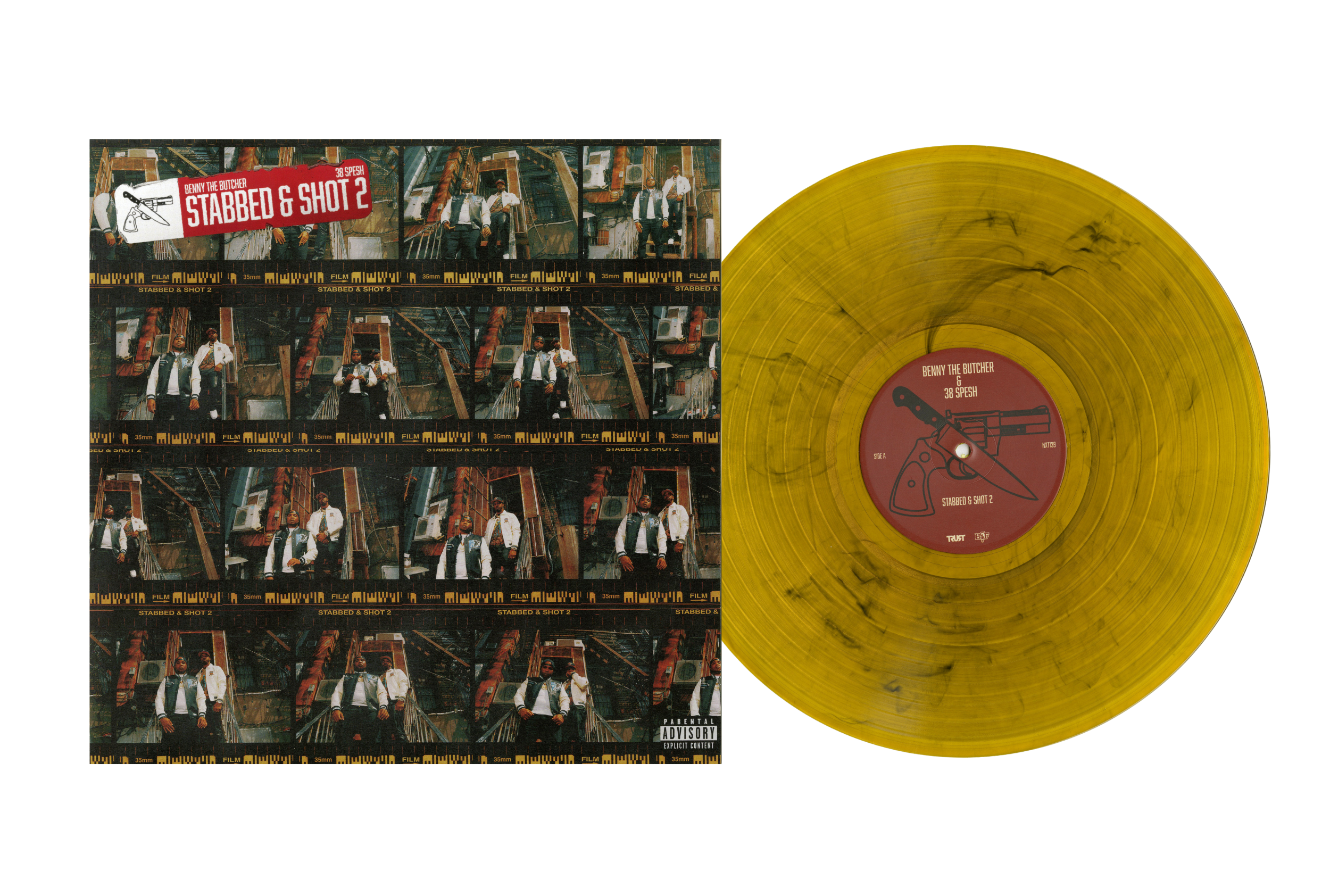 Stabbed & Shot 2 (Clear Orange Smoke LP w/ OBI)