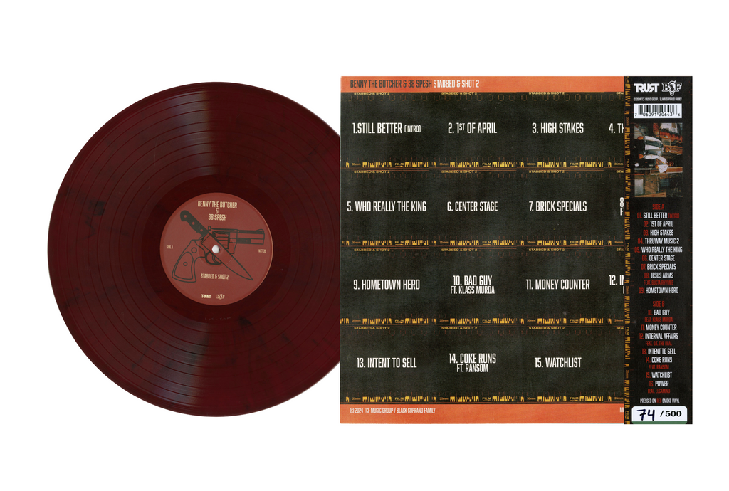 Stabbed & Shot 2 (Red Smoke LP w/ OBI)