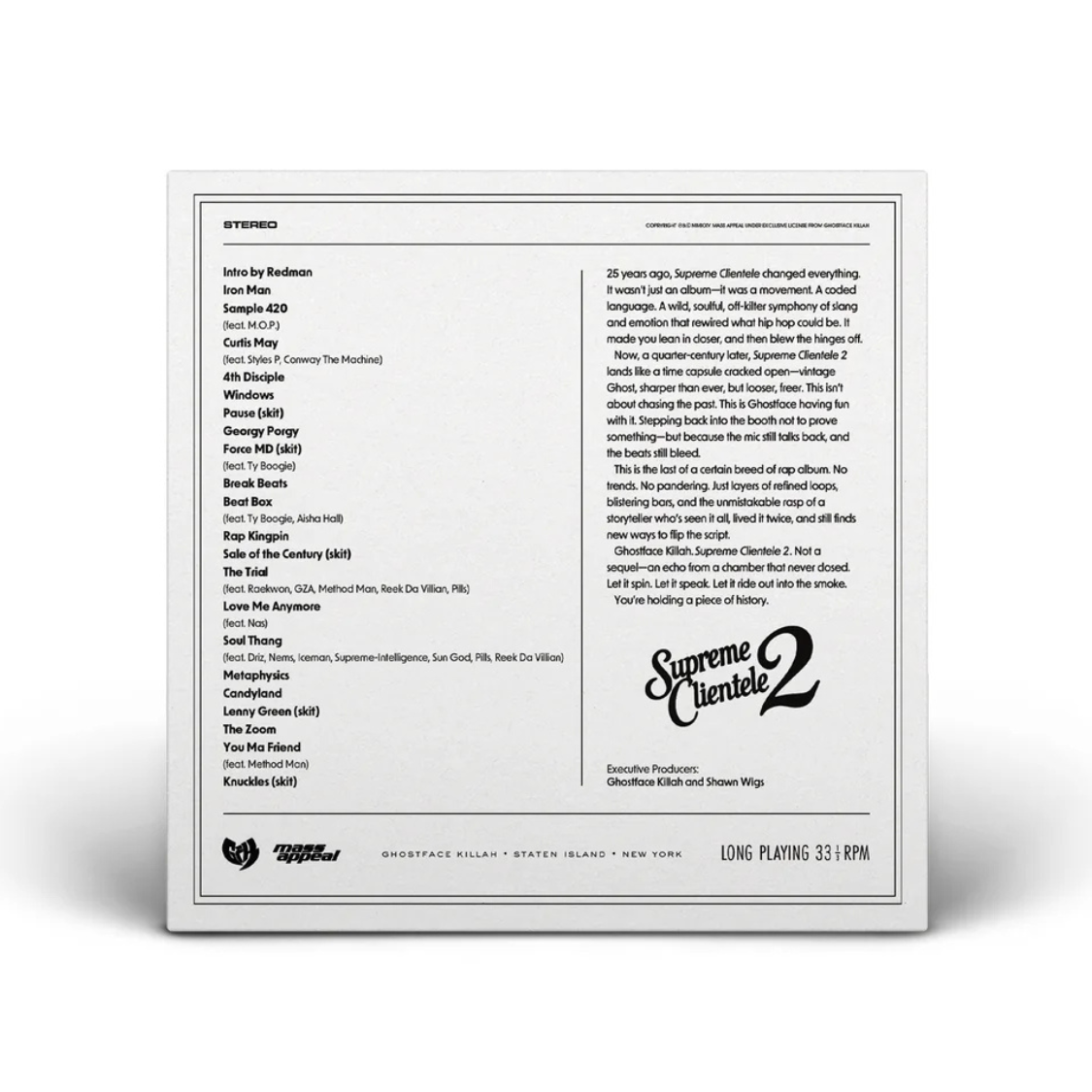 Supreme Clientele 2 (Colored 2xLP)