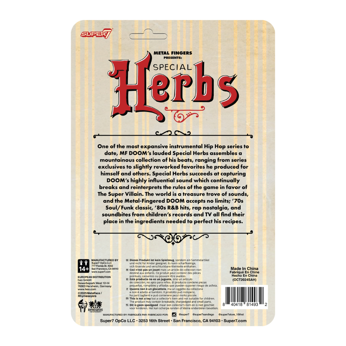Special Herbs ReAction (3.75" Figure)