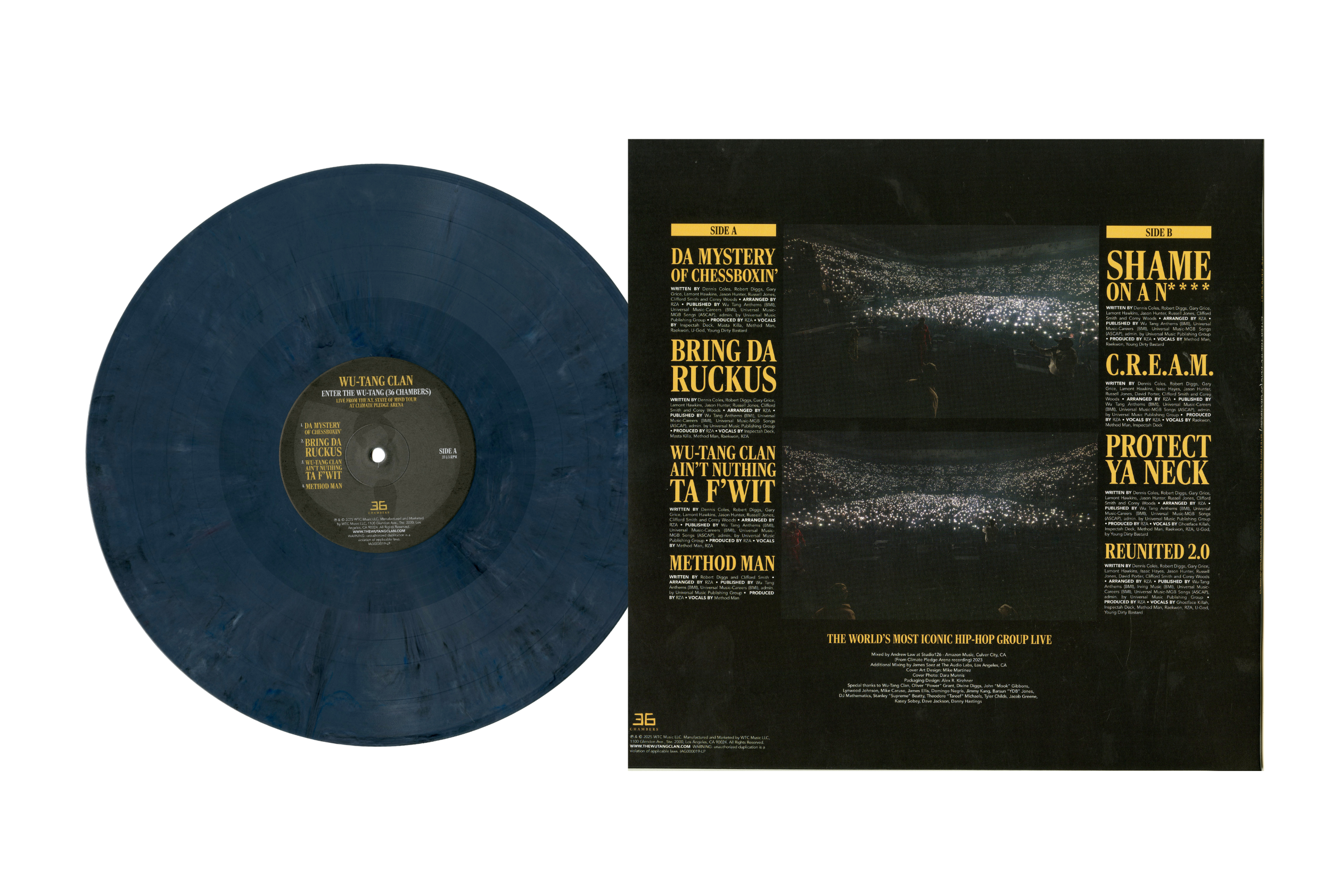 Enter The Wu-Tang (36 Chambers) - Live from N.Y. State of Mind Tour at Climate Pledge Arena (Colored LP)